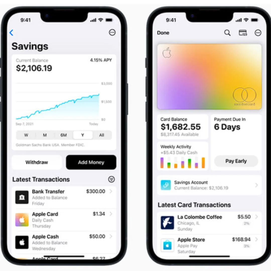 apple card saving account feature